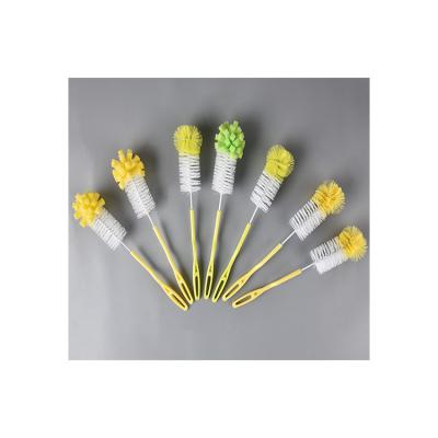 China High Quality PP FILAMENT Sale Good Price Cleaning Brushes Sponge Brush Bottle Cleaning Brush for sale