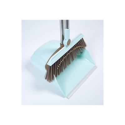 China Creative combination of PP+PET+STAINLESS STEEL New China manufacture hot sale quality broom and dustpan set for sale