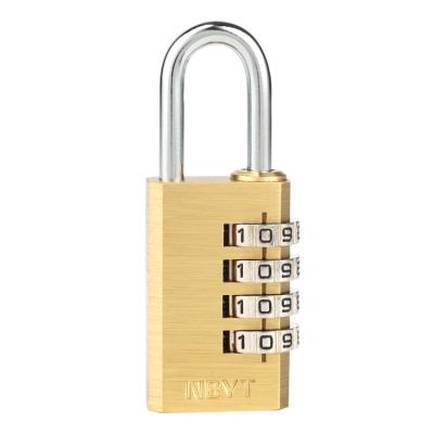 China Cabinet Combination Lock 4 Digit Padlock Brass For School Gym Cabinet Lockers Sports Lockers for sale