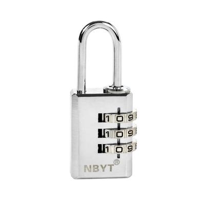 China Luggage & Bags 304 Stainless Steel Shackle Combination Lock, School Bag, Trunk, Car Spare Tire, Outdoor, Rustproof, Waterproof for sale