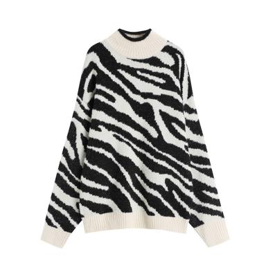 China Anti-wrinkle fashion design good quality leisure long sleeve 2022 women turtle neck sweater knitted pullover for sale