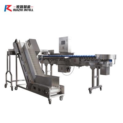 China Meat Processing Plants Commercial Small Sorter Hopper Weight Grading Grading Grading Machine For Sale for sale