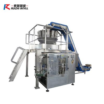 China Quantitative Food Weigher For Fresh Products Weighing Multihead Automatic Packaging Machines 14 Head Weigher for sale