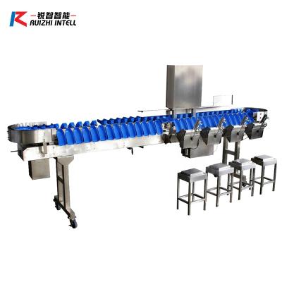 China Whole Food Duck Chicken Seafood Grading Machine Weight Sorter for sale