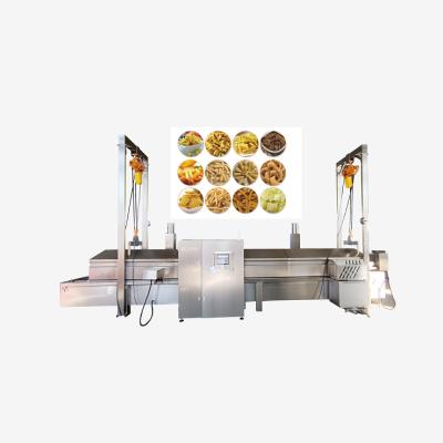 China Commercial Fryer Hotels Snack Food Continuous Pressure Frying Machine for sale