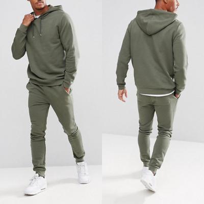 China Cheap Custom Anti-wrinkle Fleece Mens Jogging Tracksuit Logo Suit for sale