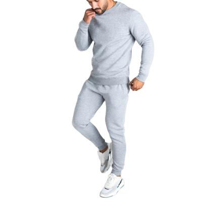 China newest Anti-wrinkle style o-neck embossed 2 piece hoodie with jogger set oversized tracksuit for sale