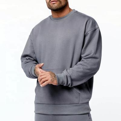 China 2022 New Arrival Men's Anti-Wrinkle Plus Size Crewneck Sweatshirts Custom Embossed Logo for sale