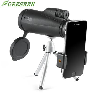 China Outdoor Civil Telescope Powerful 12x50 Prism Telescope Monocular With Pocket for sale