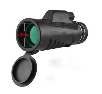 China ABS Amazon Hot Sale 10x42mm Objective Lens Green Coating Double Large Focusing Monocular for sale