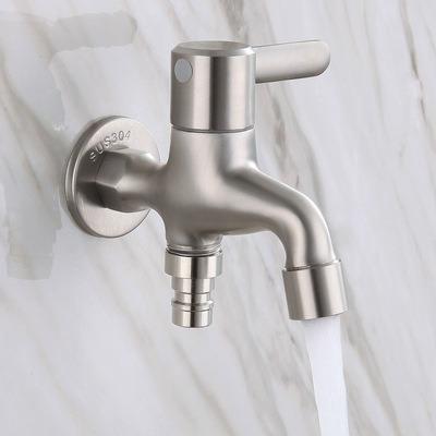 China Faucet Maker Modern Tap Outdoor Modern Garden Bibcock, Blackened Stainless Steel Cartridge Bib Faucet Slow Open Bibcock for sale