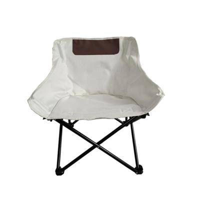 China Minimalist Outdoor Camping Portable Folding Moon Chair Lightweight Beach Chair For Camping Picnic for sale