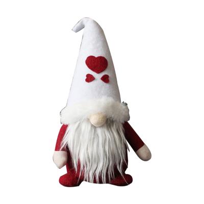 China 2021 Hot Selling Santa Claus Plush Doll Dwarf Toy Creative Mini Hooded Faceless Doll Holiday Dwarf Toy for sale