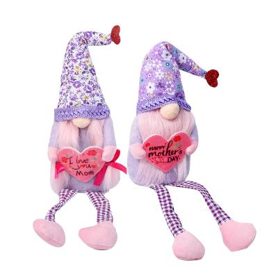 China Wholesale Creative Long-legged Doll Love's Day Plush Doll Cloth Mother's Day Gift Cute Plush Doll Toy for sale