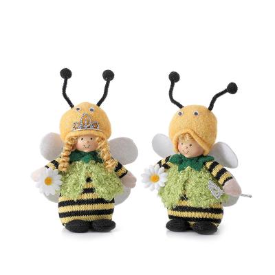 China Non-woven Fabric The World Bee Holiday Elf Best-Selling Doll Ornaments Holiday Ornaments Doll Gifts Plush Toys for sale