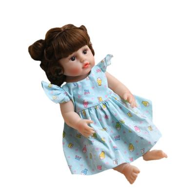 China Toy Unique Style Battery Operated Plush Newborn Toy With Full Body Silicone 18 Inch Princess Toddler Baby Girl Doll for sale