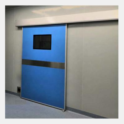 China Magnetic Screen Guangzhou Lab Hermetic Doors Swing Sliding HPL Doors , Hygienic HPL Laminated Door for sale