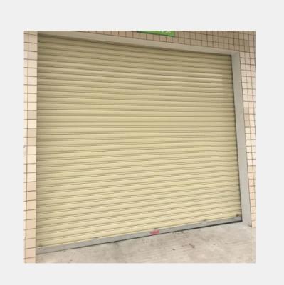 China Waterproof stainless steel roller shutter doors, punched steel roller shutter, stainless steel garage door door for sale