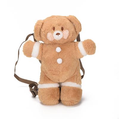 China Hot Sale Kids Backpack Kawaii Stuffed Teddy Bear Backpack Plush Toys Custom Plush Bear Bags For Kids Girl Gifts for sale