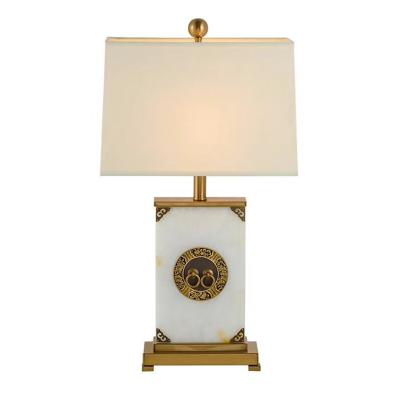 China American modern simple creative marble study personality lamp decorative lamp desk decorative lamp led bedroom light bedside lamp for sale