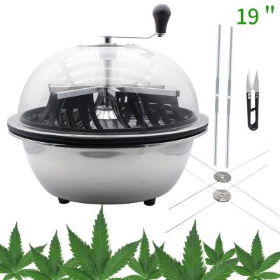 China Cordless Hydroponic 19Inch Plants Balancing Machine Bud Leaf Bowl Trimmers for sale