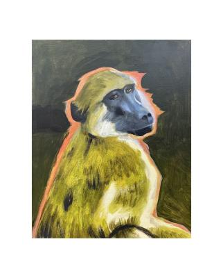 China Modern Original Decorative Funny Abstract Animal Paintings Oil Painting for sale