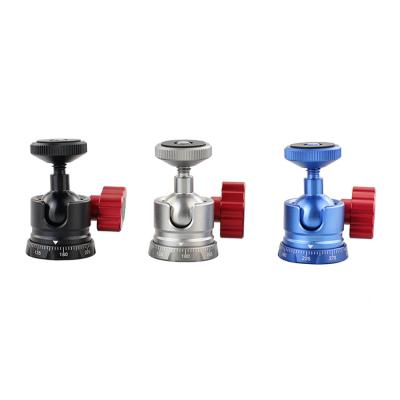 China Yuanyu Aluminum Alloy in CNC Current Technology Aluminum Alloy Tripod Ball Anodizing Surface Heads for 1/4