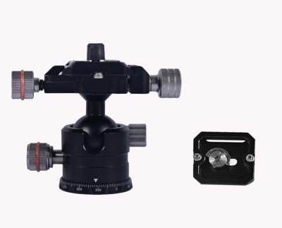 China Aluminum Alloy Yuanyu New Arrival T-B-004 Metal CNC Black Tripod Ball Head For Nikon Sony Canon Dslr Camera for sale