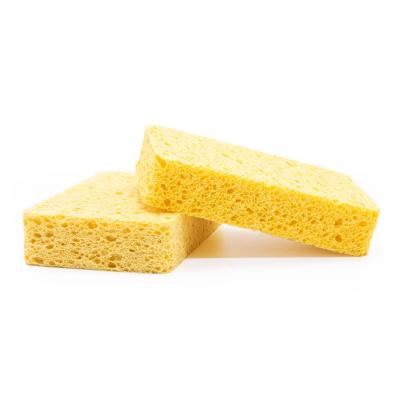 China Sustainable Wood Pulp Cheap Magic Tablet Cotton Sponges Fo Kitchen Dish Cleaning Dishwashing for sale