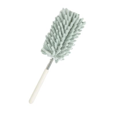 China Houshold Cleaning Superfine Fiber Duster With Stainless Steel Telescopic Handle For Household Cleaning Tool for sale