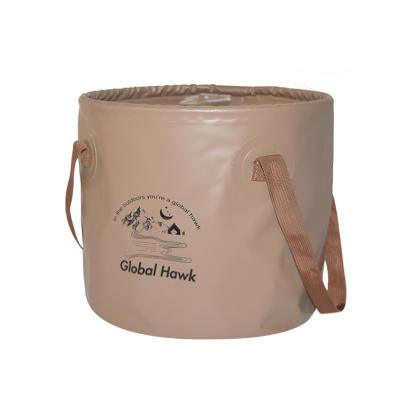 China Sustainable Portable Outdoor Folding Travel Folding PVC Bucket For Multiple Scenarios Purpose for sale