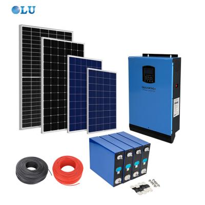 Cina All In One Off Grid Solar Power System 3KW, 5kW Portable Roof Mounting Generator Panel in vendita