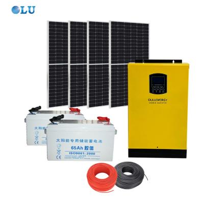 China Adjustable 1kw 2kw Photovoltaic Solar System Off Grid Mount System For Home Usage for sale