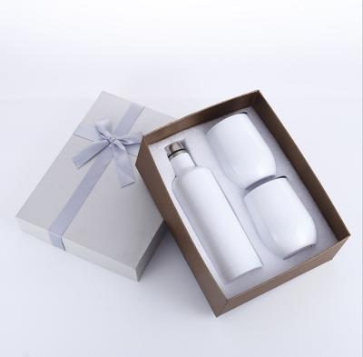 China US Warehouse Sublimation 500ml Wine Tumbler Stealless Gift Set Stainless Steel Wine Mugs for sale