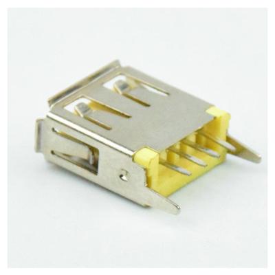 China Hot Selling AF13.7 Panel Female Direct Socket PCB USB Female Socket 180 Degree Crimp Interface Connector for sale