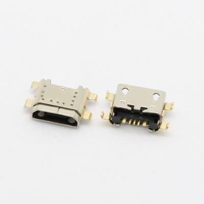 China MICRO plug mobile phone mobile phone tail 5p charging interface is suitable for VIVO Y67/A/L mobile phone tail plug connector for sale