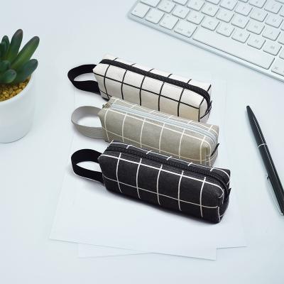 China Schools & Office wholesales fabric classic black white pencil case for school office for sale