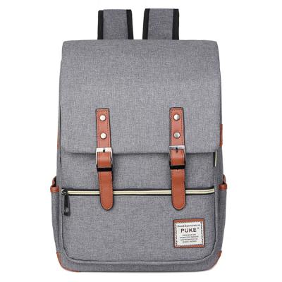 China With Retro USB Student Large Capacity Computer Backpack Fashionable Outdoor School Bags For Boys for sale