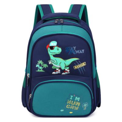 China Waterproof Popular Cartoon Dinosaur Schoolbag Backpack Waterproof Student Children Kids Backpack For Boy for sale