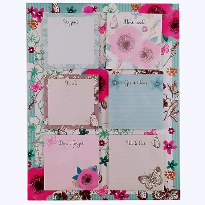 China Office Self Adhesive Hard Custom Magnetic Planner Notepad Students Paper Printing Cover Sticky Note for sale