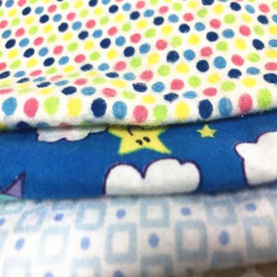 China Hotsale Shrink-Resistant Soft And Healthy 100%Cotton Breathable Flannel Fabric for sale