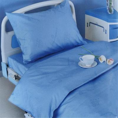 China Wholesale Disposable 100% Solid Color Print Cotton Hospital Quilt Cover Sheet For Patient for sale