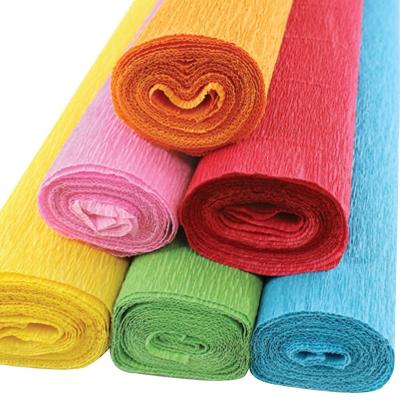 China Anti-rust decorative colorful printed crepe paper for crafting/wrapping/masking for sale