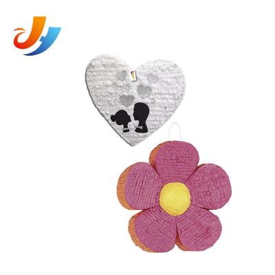 China Wholesale Toys Paper Decorations Mini Party Pinatas Heart for sale