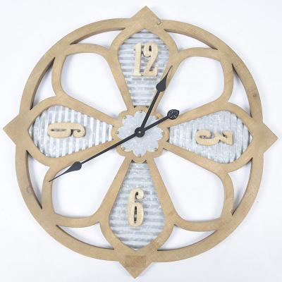 China Modern Made in China Decorative Wooden Wall Clock Home Decor Wall Clock for Living Room Modern Wall Clock for sale