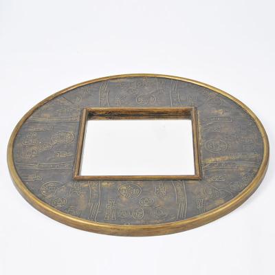 China Large Mirror Art Home Decor Living Room Wall Decor Home Wall Mirrors Gold Fine Modern Quality Decorative for sale