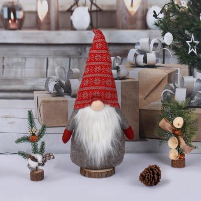 China Christamas Decoration Ornaments Hot Selling Cute Gnomes Christmas Sitting Plush Christmas Gnome Christmas Ornaments Decoration for sale