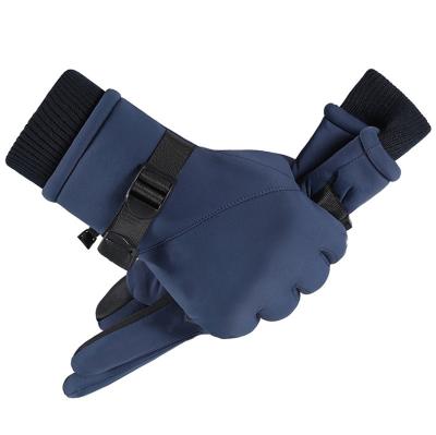 China Customized Waterproof Breathable Warm Winter Training Gloves Touch Screen Outdoor Sports For Climbing Climbing Gloves for sale