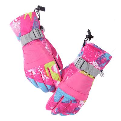 China Winter Children Outdoor Sports Anti Warm Gloves Waterproof\Warm\Breathable\Comfortable Slip For Gloves Recycling Hiking Ski Mittens for sale