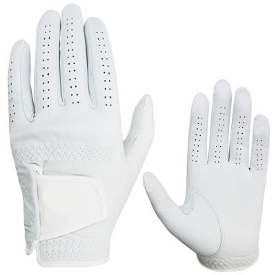 China Anti slip & Customized Left Hand Breathable Goat Skin Golf Gloves Mens Breathable Golf Gloves for sale